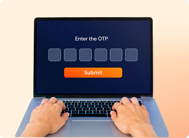 Secure login screen